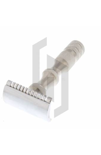 Classic Finger Step DE Razor Chrome And Satin Finish