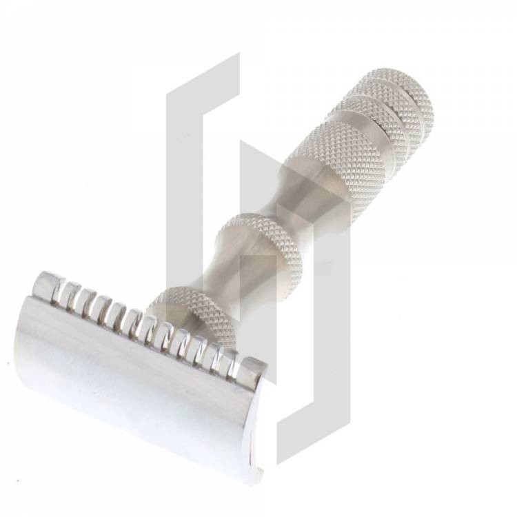 Classic Finger Step DE Razor Chrome And Satin Finish