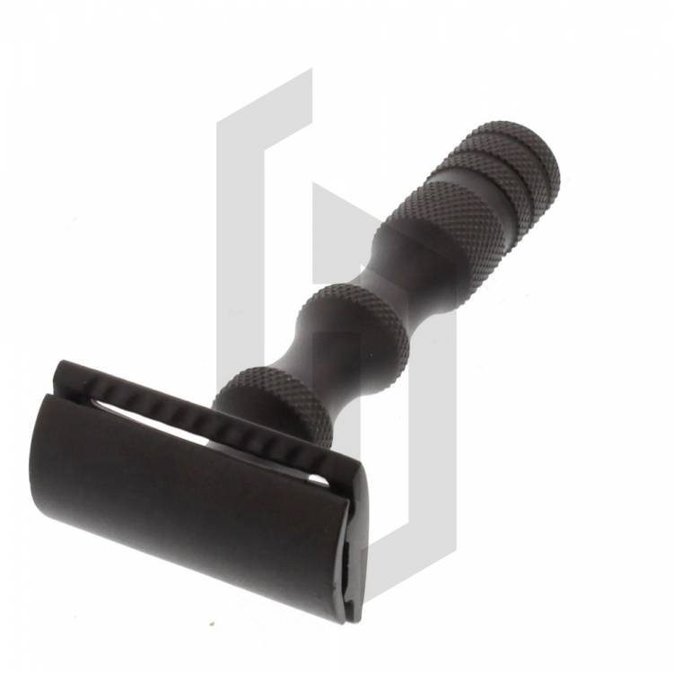 Classic Black Midnight Finger Step DE Razor