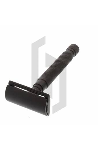 Stainless Steel Black Safety Razor Closed Comb