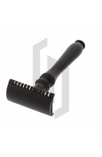 Black Oval Handle DE Safety Razor