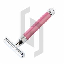 Pink Color DE Safety Razor