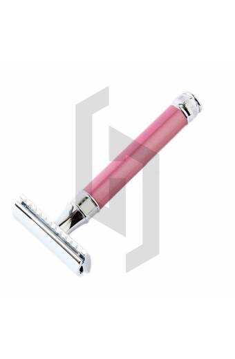 Pink Color DE Safety Razor