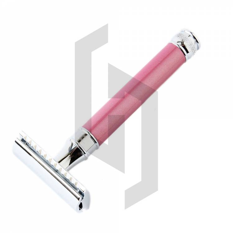 Pink Color DE Safety Razor