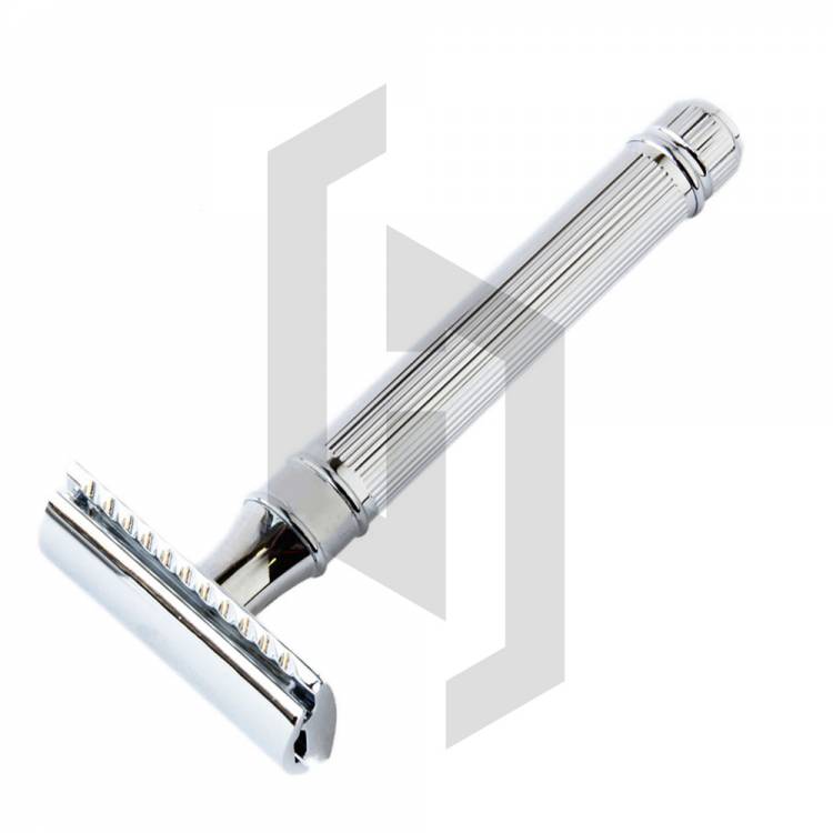 Traditional Safety Razor Chrome Lined Form Closed Comb Razor 