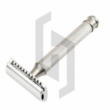 Cross Knurling Close Comb Double Edge Safety Razor