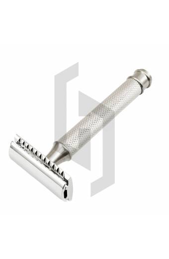 Cross Knurling Close Comb Double Edge Safety Razor