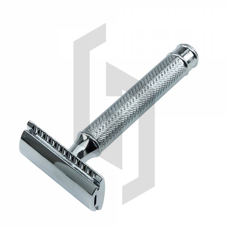 DE Close Comb German Knurling Safety Razor