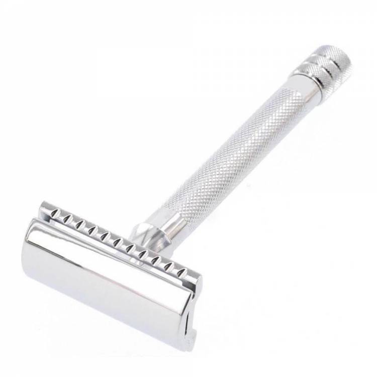Long Handle DE Safety Razor Slim And Sleak Design
