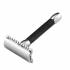 Long Handle Barber Pole Black Razor