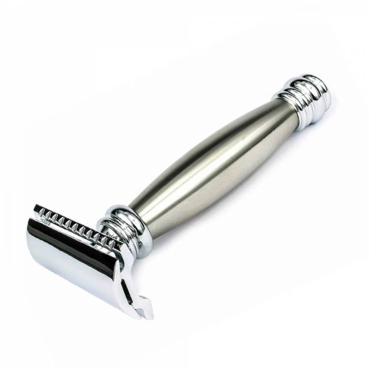 Bamboo Handle Safety Razor Closed Comb