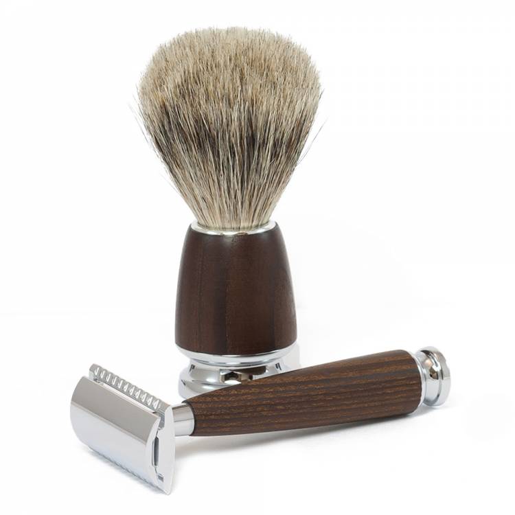 Wooden Handle Long Handle Safety Razor