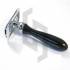 Wooden Handle Shiny Black Handle Safety Razor