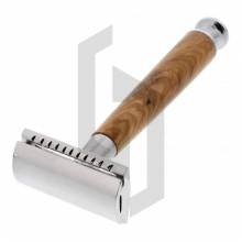 Nature Wooden Long Handle Double Edge Safety Razor