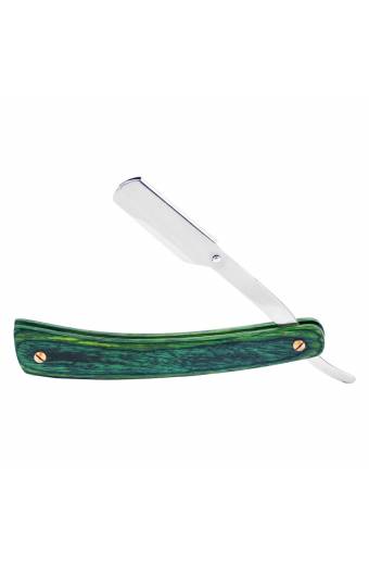 Wood handle Straight Razor replaceable blade