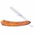 Straight Shaving Razor Natural wood Handle in Different Colors