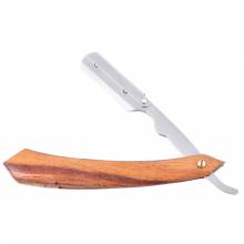 Straight Shaving Razor Natural wood Handle Straight Shaving Razor Natural wood Handle