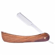 Straight Shaving Razor Natural wood Thick Handle Straight Shaving Razor Natural wood Thick Handle
