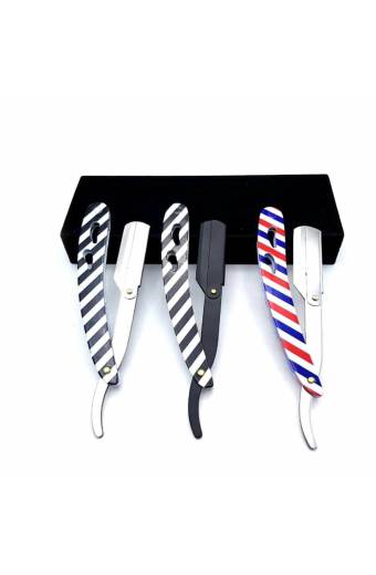Zebra Paper Coated Straight Shaving Razor