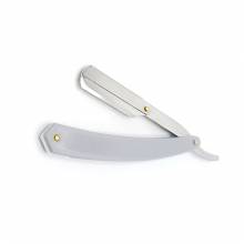 Plastic Handle Half Blade Straight Razor