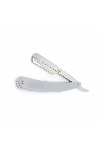 Plastic Handle Half Blade Straight Razor