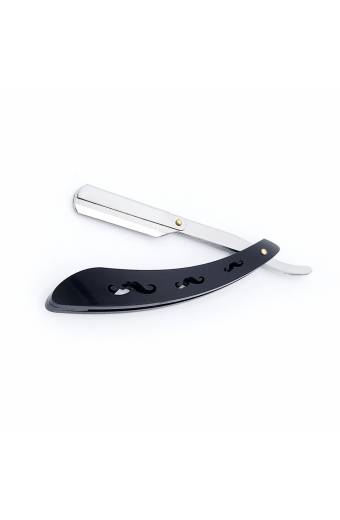 Purple Paper Coated Straight Shaving Razor