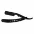 Black And Chrome Plated Straight Razor
