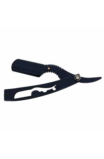 Black Wheel Fish Straight Razor