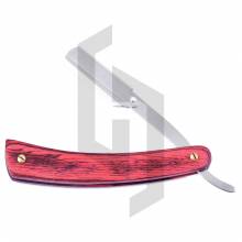 Wood handle Straight Razor replaceable blade