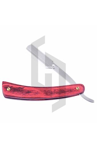 Wood handle Straight Razor replaceable blade