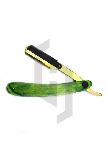 Wooden Handle Black and gold Razor
