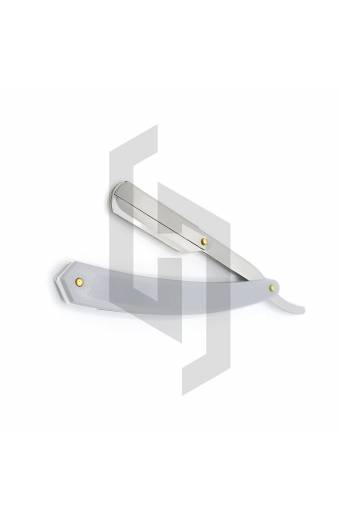 Plastic Handle Half Blade Straight Razor