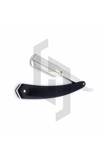 Plastic Handle Half Blade Straight Razor