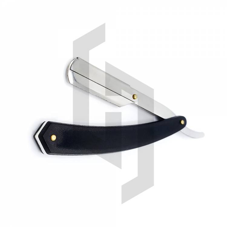 Plastic Handle Half Blade Straight Razor