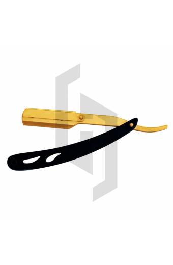 Gold And Black Straight Razor for Barber Shop