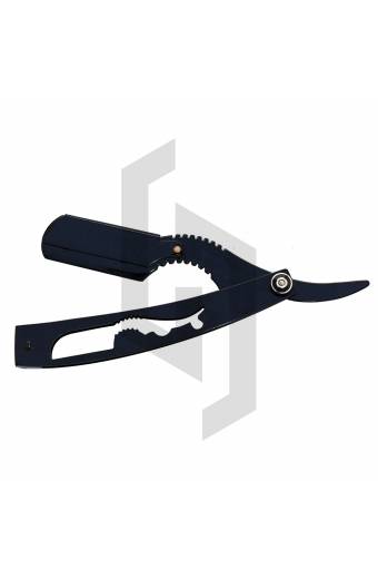 Black Wheel Fish Straight Razor