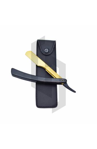 Black full body Straight Razor