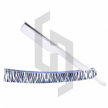 Zebra Straight Shaving Razor Plastic Handle