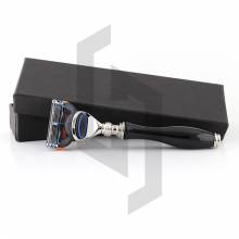 Plain Black Handle Cartridge Safety Razor