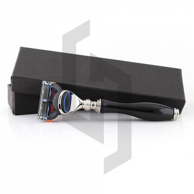 Plain Black Handle Cartridge Safety Razor