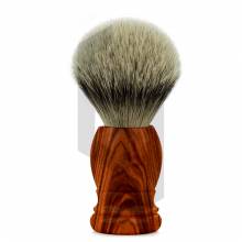 Aluminium Shaving Brush with Wooden Colors