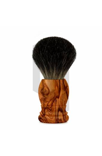 Aluminium Shaving Brush with Wooden Colors
