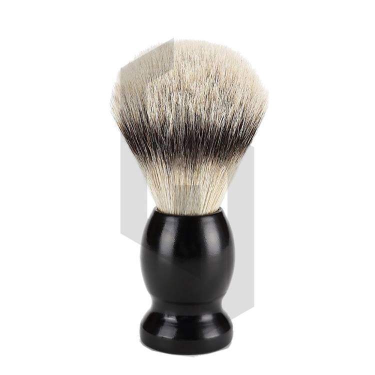 Shaving Brush Black Bamboo Handle