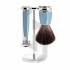 Black And Chrome Plated Shaving Set