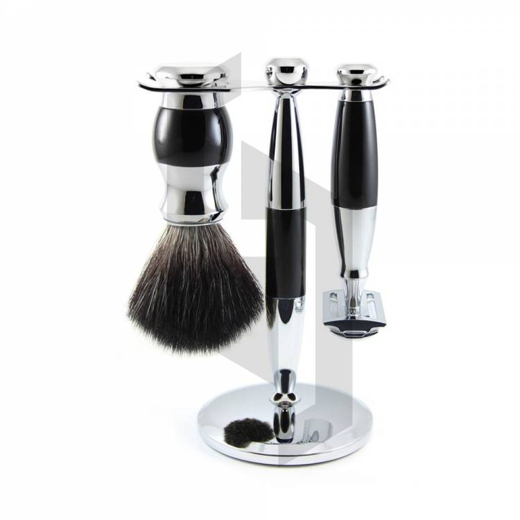 Double Edge Chrome Plated Shaving Set