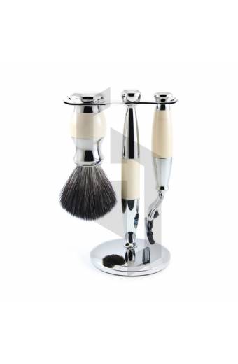 Mach 3 Chrome Plated with Colors Shaving Set