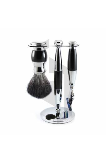 Fusion Chrome Plated with Colors Shaving Set