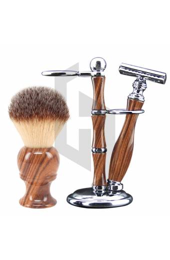 Wooden Design Shaving Sets