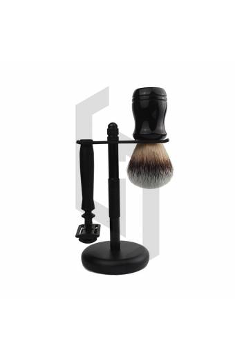 LUXURY FULL BLACK SHAVING KIT