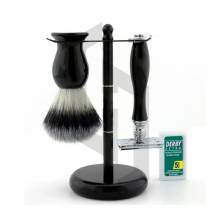 LUXURY BLACK SHAVING SET